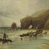 Blackhall Rock, watercolour painting by Edith Mary Durham
