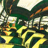 The Sunshine Roof, linocut print after the original by Cyril Power