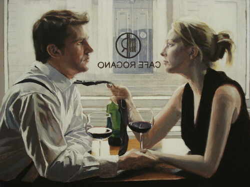Romantic Lunch Limited Edition print by Iain Faulkner