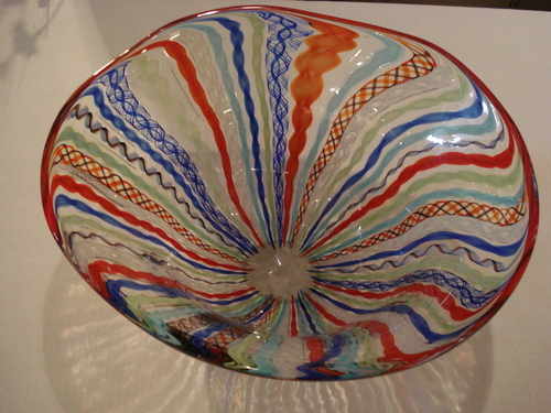 Kaleidoscope design, hand blown art glass