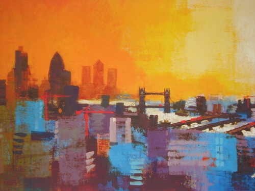 London Panorama, Limited Edition print by Colin Ruffell