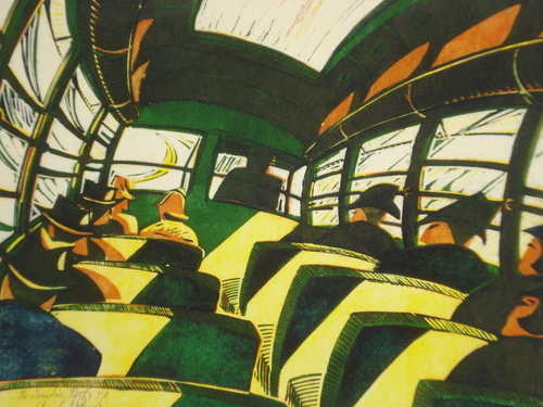 Sunshine Roof, watercolour painting by Cyril Power